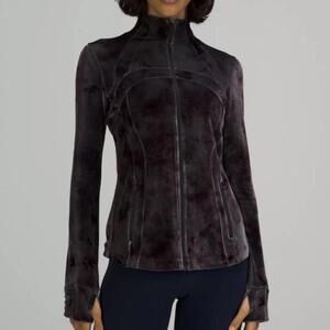 Lululemon Velour Define Jacket in Interstellar Dark Grey Multi!